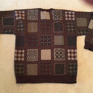 Mark Shale Men's XL Crewneck Geometric Sweater
